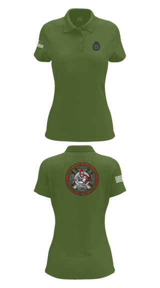 Womens Short Sleeve Performance Polo, GFR Station 3, Fire Department, Teamtime, Team time, sublimation, custom sports apparel, team uniforms, spirit wear, spiritwear, sports uniforms, custom shirts, team store, custom team store, fundraiser sports, apparel fundraiser