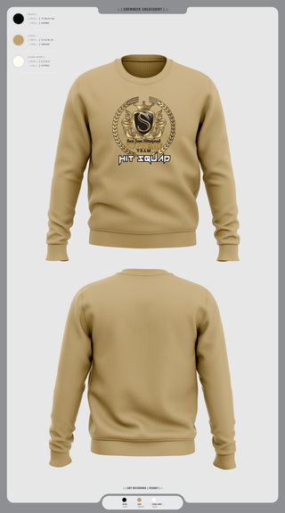 Crew Neck Sweatshirt, San Jose Hitsquad, , Teamtime, Team time, sublimation, custom sports apparel, team uniforms, spirit wear, spiritwear, sports uniforms, custom shirts, team store, custom team store, fundraiser sports, apparel fundraiser