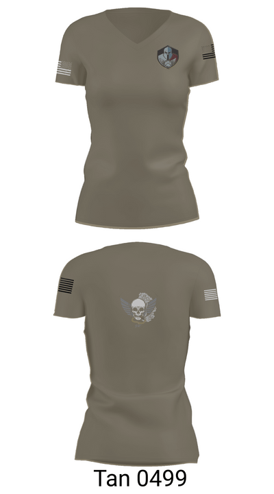 Special Response Team 18525439 Women's Short Sleeve V-neck Shirt - 65