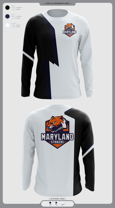 Maryland Strikers 51153203 Long Sleeve Performance Shirt - 3