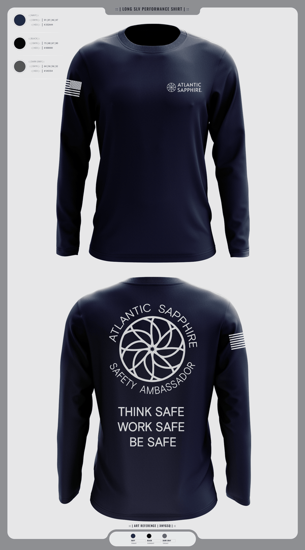 Long Sleeve Performance Shirt, LinVille, Navy, Teamtime, Team time, sublimation, custom sports apparel, team uniforms, spirit wear, spiritwear, sports uniforms, custom shirts, team store, custom team store, fundraiser sports, apparel fundraiser