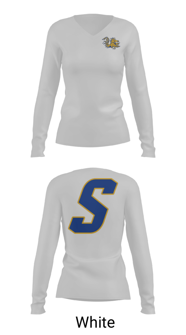 Women's Long Sleeve Vneck Shirt, Sumter High School Track, Track & Field, Teamtime, Team time, sublimation, custom sports apparel, team uniforms, spirit wear, spiritwear, sports uniforms, custom shirts, team store, custom team store, fundraiser sports, apparel fundraiser
