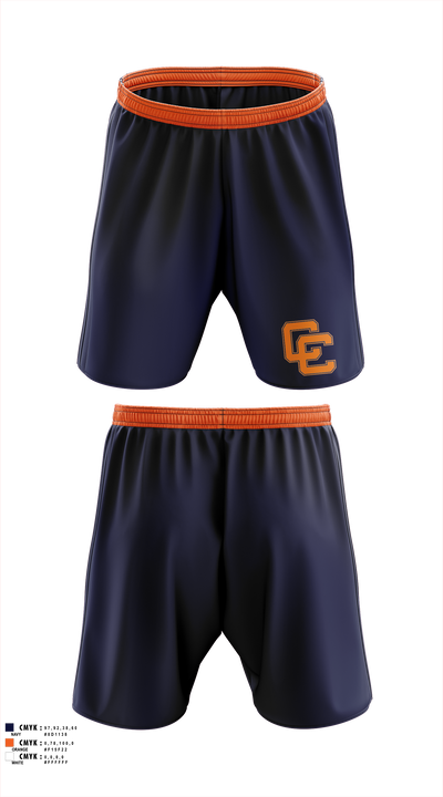 Clarke County High School Swimming 29133157 Athletic Shorts With Pockets - 41