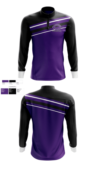 Quarter Zip Jacket, Carlsbad High School Golf, Golf, Teamtime, Team time, sublimation, custom sports apparel, team uniforms, spirit wear, spiritwear, sports uniforms, custom shirts, team store, custom team store, fundraiser sports, apparel fundraiser