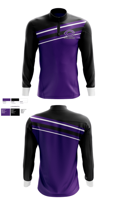 Carlsbad High School Golf 35652126 Quarter Zip Jacket - 1