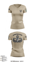 Army Paratroopers Brand 37427971 Women's Short Sleeve V-neck Shirt - 4
