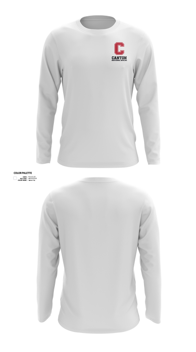Canton Bowling 4573823 Long Sleeve Performance Shirt 53