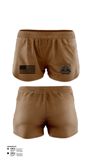 Womens Shorts, 92nd Engineers, , Teamtime, Team time, sublimation, custom sports apparel, team uniforms, spirit wear, spiritwear, sports uniforms, custom shirts, team store, custom team store, fundraiser sports, apparel fundraiser