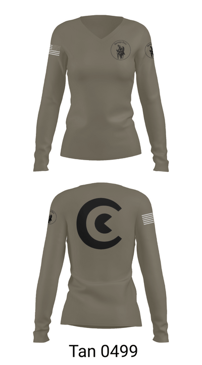 Diniz 87088208 Women's Long Sleeve V-neck Shirt - 77