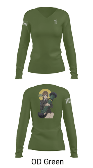 Women's Long Sleeve Vneck Shirt, 3/7, Marines, Teamtime, Team time, sublimation, custom sports apparel, team uniforms, spirit wear, spiritwear, sports uniforms, custom shirts, team store, custom team store, fundraiser sports, apparel fundraiser