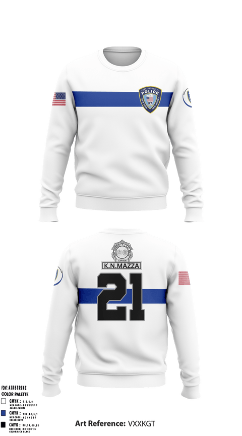 Crew Neck Sweatshirt, WLEA, Police, Teamtime, Team time, sublimation, custom sports apparel, team uniforms, spirit wear, spiritwear, sports uniforms, custom shirts, team store, custom team store, fundraiser sports, apparel fundraiser