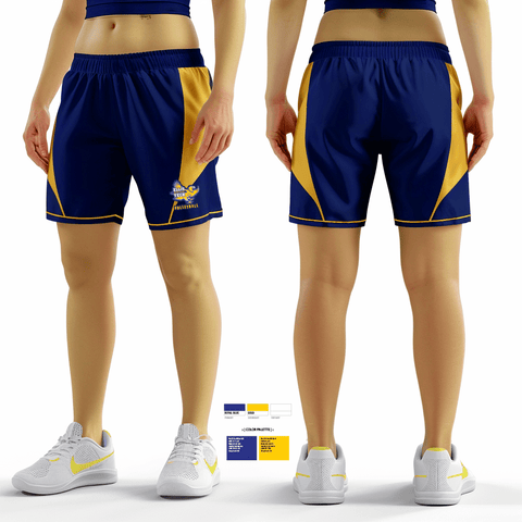 Athletic Shorts With Pockets, Harvard H Ellis R V Tech School Volleyball, Women's Volleyball, Teamtime, Team time, sublimation, custom sports apparel, team uniforms, spirit wear, spiritwear, sports uniforms, custom shirts, team store, custom team store, fundraiser sports, apparel fundraiser