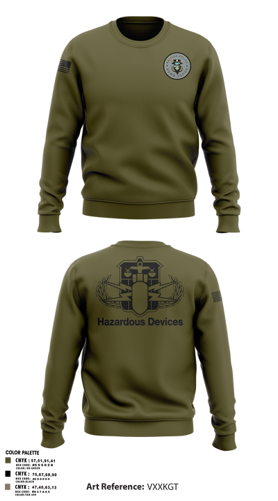 Raleigh Police Bomb Squad 92795368 Crew Neck Sweatshirt - 7