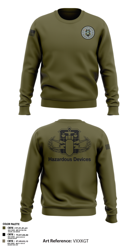 Crew Neck Sweatshirt, Raleigh Police Bomb Squad, Police, Teamtime, Team time, sublimation, custom sports apparel, team uniforms, spirit wear, spiritwear, sports uniforms, custom shirts, team store, custom team store, fundraiser sports, apparel fundraiser
