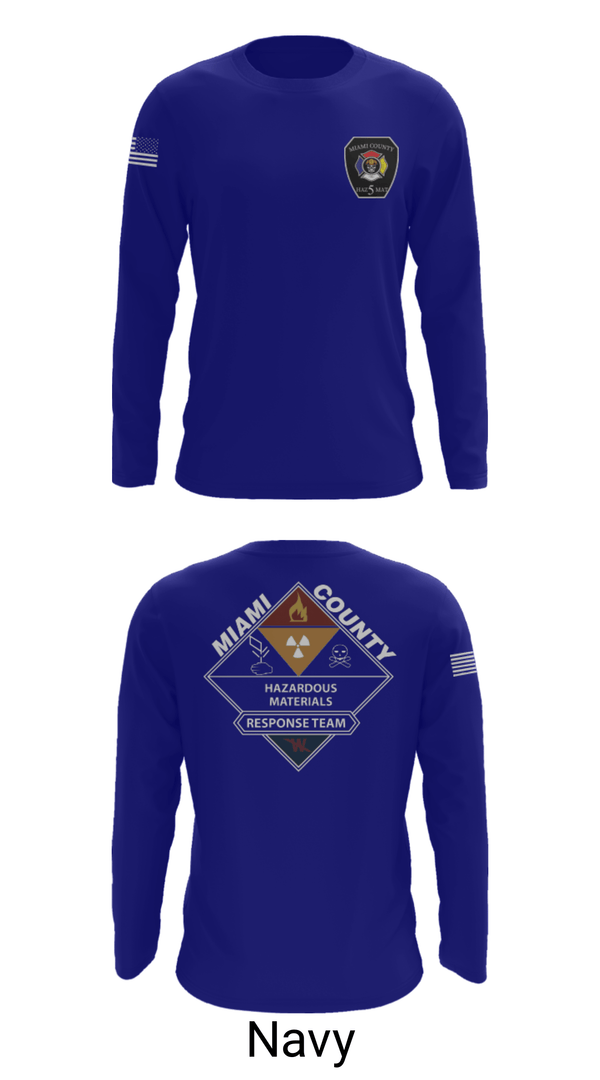 Long Sleeve Performance Shirt, Miami County Hazmat, , Teamtime, Team time, sublimation, custom sports apparel, team uniforms, spirit wear, spiritwear, sports uniforms, custom shirts, team store, custom team store, fundraiser sports, apparel fundraiser