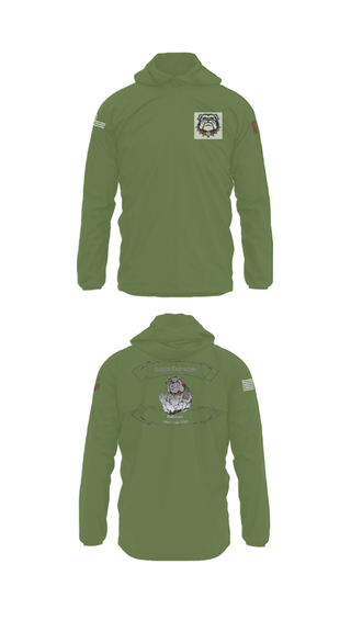 Windbreaker, 16TH ordnance Bravo Company, , Teamtime, Team time, sublimation, custom sports apparel, team uniforms, spirit wear, spiritwear, sports uniforms, custom shirts, team store, custom team store, fundraiser sports, apparel fundraiser