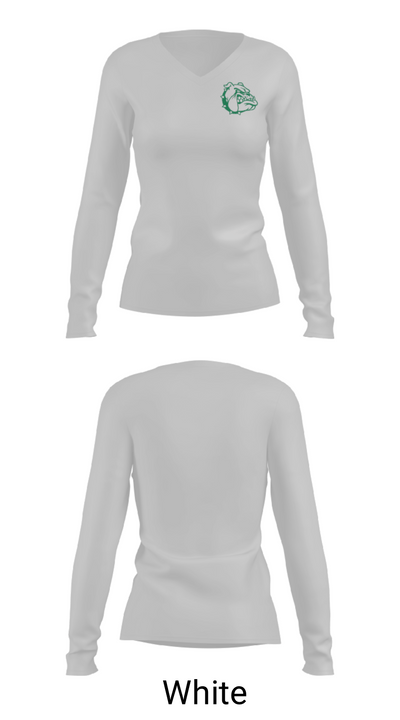 Boling High School Cheer 34763334 Women's Long Sleeve V-neck Shirt - 16