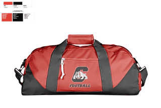 Duffle Bag, Central High School Football, Football, Teamtime, Team time, sublimation, custom sports apparel, team uniforms, spirit wear, spiritwear, sports uniforms, custom shirts, team store, custom team store, fundraiser sports, apparel fundraiser