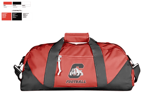 Duffle Bag, Central High School Football, Football, Teamtime, Team time, sublimation, custom sports apparel, team uniforms, spirit wear, spiritwear, sports uniforms, custom shirts, team store, custom team store, fundraiser sports, apparel fundraiser