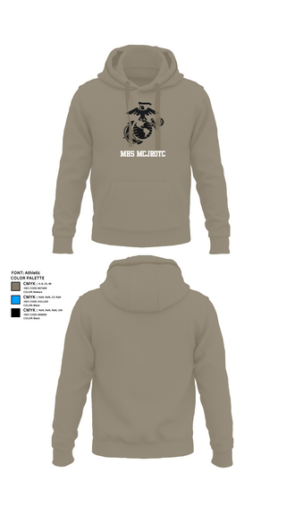 Hoodie, MHS MCJROTC, Marines, Teamtime, Team time, sublimation, custom sports apparel, team uniforms, spirit wear, spiritwear, sports uniforms, custom shirts, team store, custom team store, fundraiser sports, apparel fundraiser