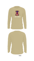 1-169th E Company 39061427 Long Sleeve Performance Shirt - 88