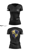 Capabilities Protection Detachment 8892407 Women's Short Sleeve V-neck Shirt - 1