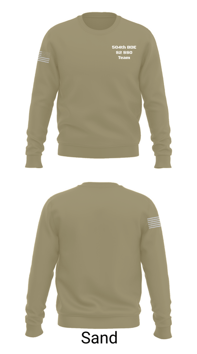 504th BDE S2 SSO Team 19347598 Crew Neck Sweatshirt - 85