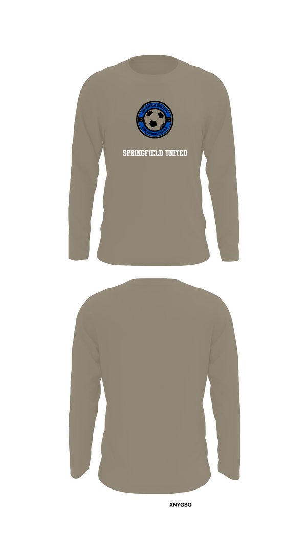 Long Sleeve Performance Shirt, Springfield United, Men's Soccer, Teamtime, Team time, sublimation, custom sports apparel, team uniforms, spirit wear, spiritwear, sports uniforms, custom shirts, team store, custom team store, fundraiser sports, apparel fundraiser
