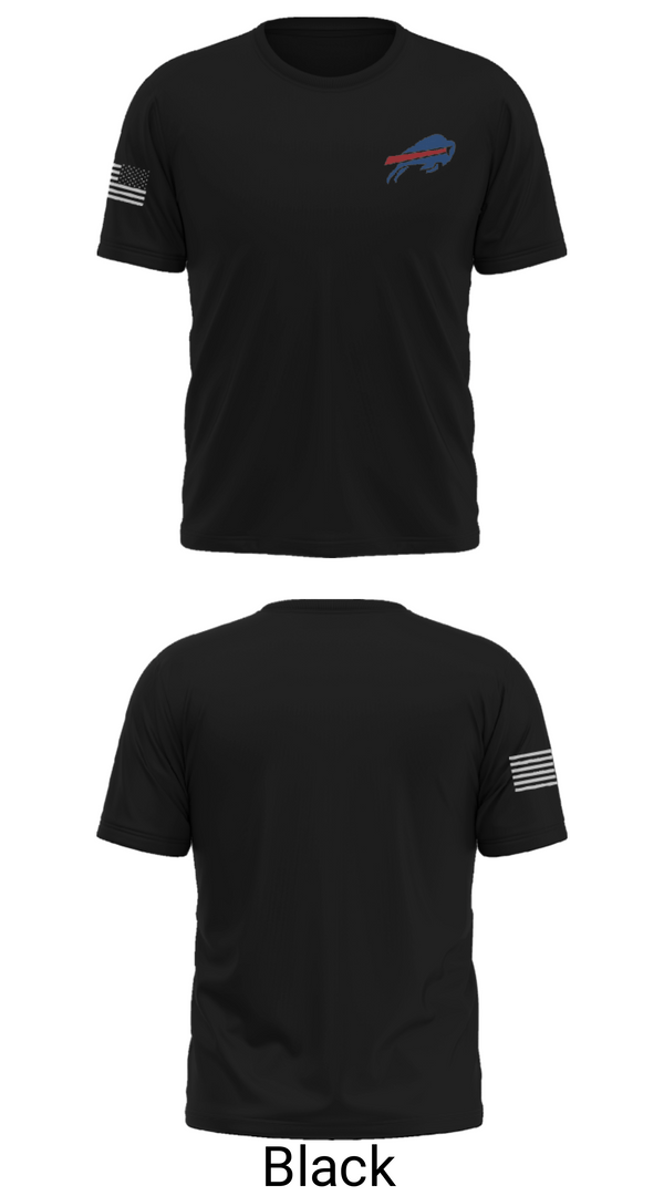 Short Sleeve Performance Shirt, Keystone Bills Football and Cheer, Football, Teamtime, Team time, sublimation, custom sports apparel, team uniforms, spirit wear, spiritwear, sports uniforms, custom shirts, team store, custom team store, fundraiser sports, apparel fundraiser