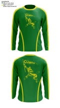 Clinton High School Golf 47390038 Long Sleeve Performance Shirt - 41
