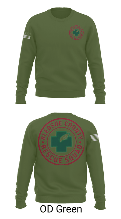 Bledsoe County Rescue Squad 83913637 Crew Neck Sweatshirt - 45