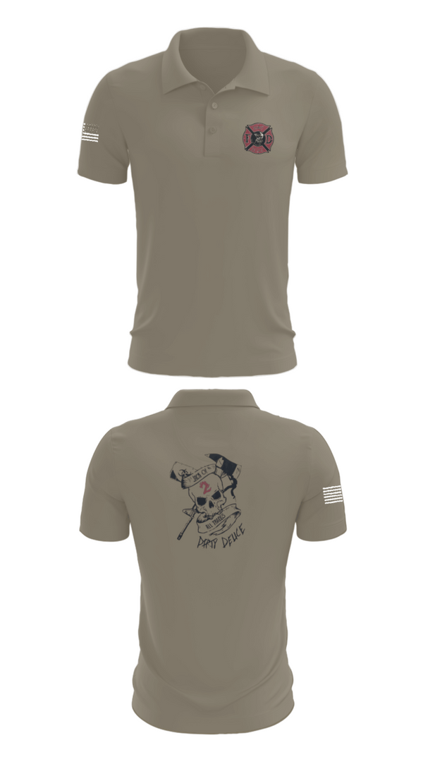 Short Sleeve Performance Polo, 386th ECES/CEF, Fire Department, Teamtime, Team time, sublimation, custom sports apparel, team uniforms, spirit wear, spiritwear, sports uniforms, custom shirts, team store, custom team store, fundraiser sports, apparel fundraiser