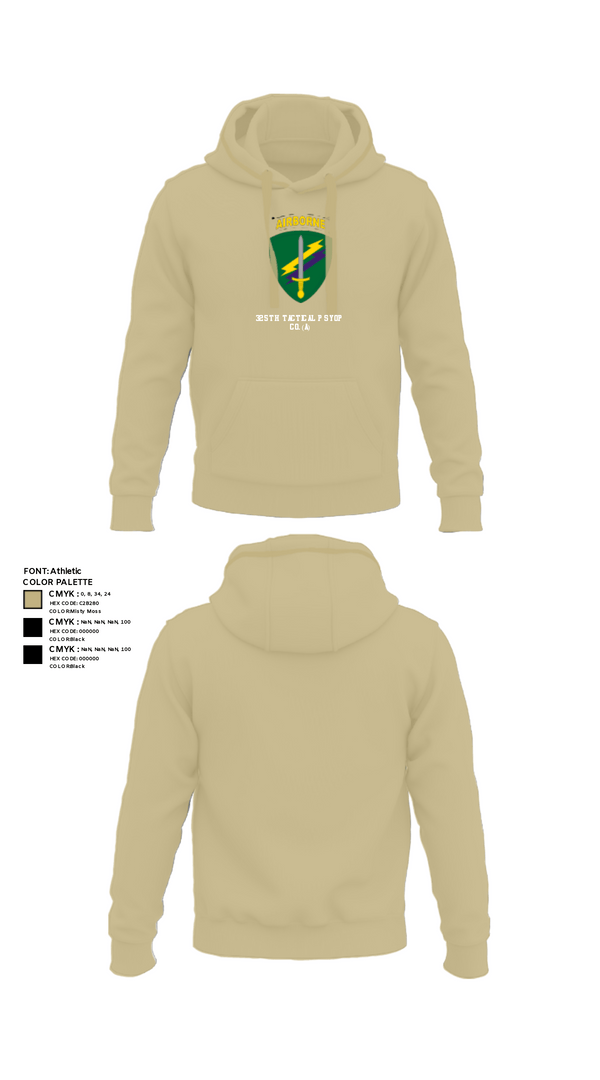 Hoodie, 325th Tactical PSYOP Co. (A), Army, Teamtime, Team time, sublimation, custom sports apparel, team uniforms, spirit wear, spiritwear, sports uniforms, custom shirts, team store, custom team store, fundraiser sports, apparel fundraiser