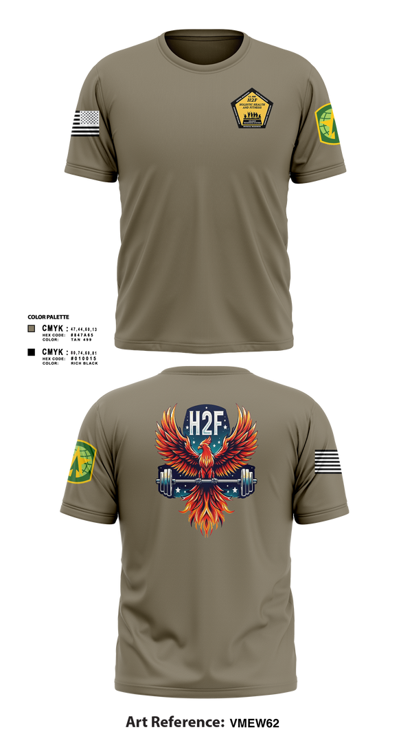 Short Sleeve Performance Shirt, Phoenix H2F, Army, Teamtime, Team time, sublimation, custom sports apparel, team uniforms, spirit wear, spiritwear, sports uniforms, custom shirts, team store, custom team store, fundraiser sports, apparel fundraiser
