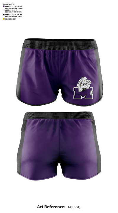 Midland Freshman High School Cross Country 63127554 Women's Shorts - 41