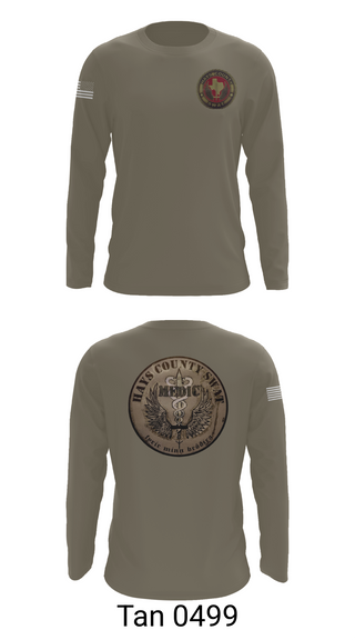Long Sleeve Performance Shirt, Hays County SWAT, Police, Teamtime, Team time, sublimation, custom sports apparel, team uniforms, spirit wear, spiritwear, sports uniforms, custom shirts, team store, custom team store, fundraiser sports, apparel fundraiser