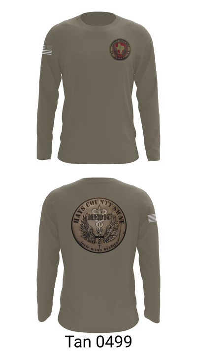 Hays County SWAT 65771365 Long Sleeve Performance Shirt 63