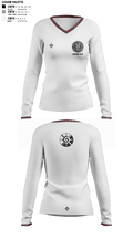 Montbello HS Boys Soccer 60090327 Women's Long Sleeve V-neck Shirt - 2