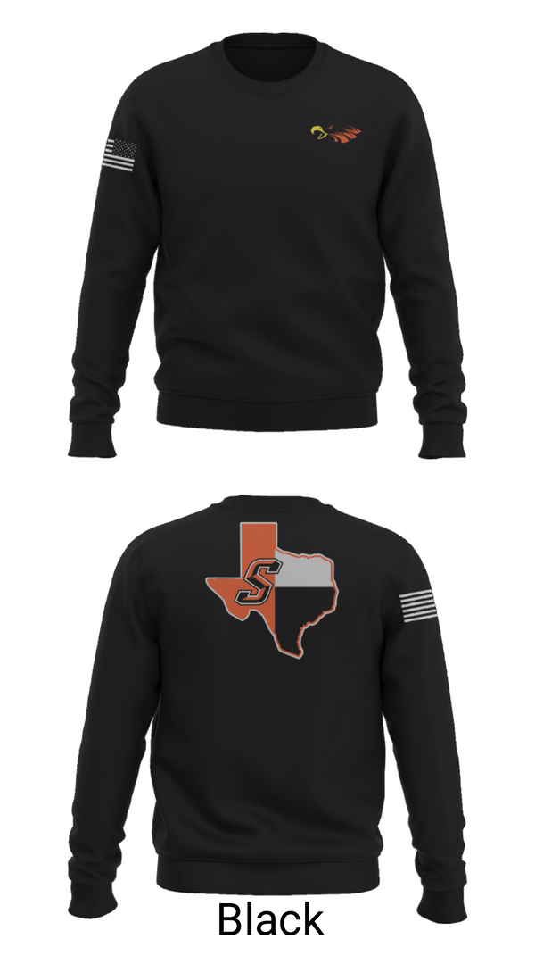 Crew Neck Sweatshirt, Sanderson High School Football, Football, Teamtime, Team time, sublimation, custom sports apparel, team uniforms, spirit wear, spiritwear, sports uniforms, custom shirts, team store, custom team store, fundraiser sports, apparel fundraiser