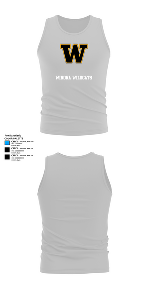 Tank Top, Winona Wildcats, Men's Basketball, Teamtime, Team time, sublimation, custom sports apparel, team uniforms, spirit wear, spiritwear, sports uniforms, custom shirts, team store, custom team store, fundraiser sports, apparel fundraiser