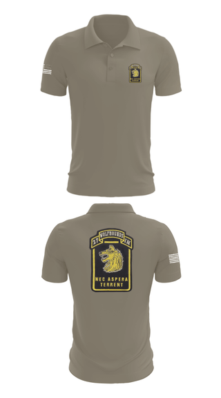 Short Sleeve Performance Polo, Wolfhounds, Army, Teamtime, Team time, sublimation, custom sports apparel, team uniforms, spirit wear, spiritwear, sports uniforms, custom shirts, team store, custom team store, fundraiser sports, apparel fundraiser