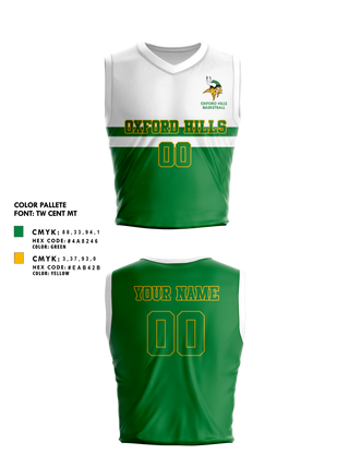 Mens Basketball Jersey, Oxford Hills Comprehensive High School Basketball, Men's Basketball, Teamtime, Team time, sublimation, custom sports apparel, team uniforms, spirit wear, spiritwear, sports uniforms, custom shirts, team store, custom team store, fundraiser sports, apparel fundraiser