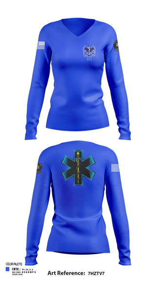 Womens Long Sleeve Vneck Shirt, 700, Army, Teamtime, Team time, sublimation, custom sports apparel, team uniforms, spirit wear, spiritwear, sports uniforms, custom shirts, team store, custom team store, fundraiser sports, apparel fundraiser