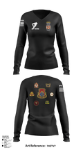 SPO Nation 55364584 Women's Long Sleeve V-neck Shirt - 129