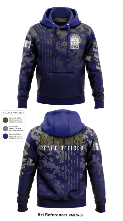 Mohawk Hudson Humane Society, Law Enforcement Division 82748774 Hoodie - 3