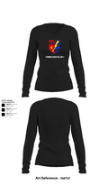 Fernmeldebataillon 4 95457693 Women's Long Sleeve V-neck Shirt - 22