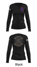 100th Battalion 442nd Infantry Delta dragons 60081058 Women's Long Sleeve V-neck Shirt - 37
