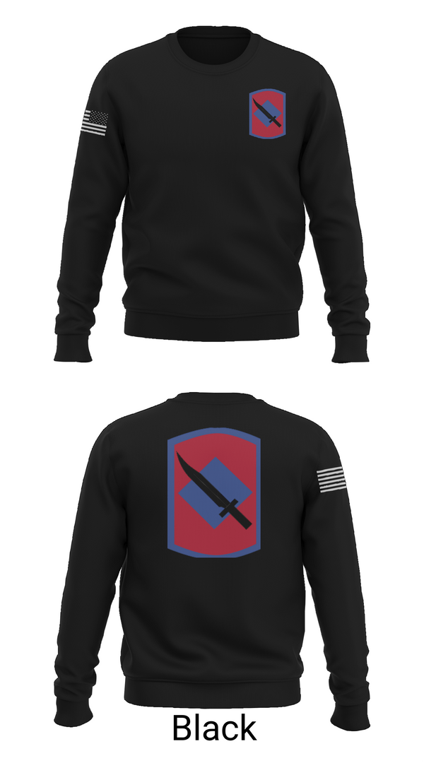 Crew Neck Sweatshirt, 39th Infantry Brigade, , Teamtime, Team time, sublimation, custom sports apparel, team uniforms, spirit wear, spiritwear, sports uniforms, custom shirts, team store, custom team store, fundraiser sports, apparel fundraiser