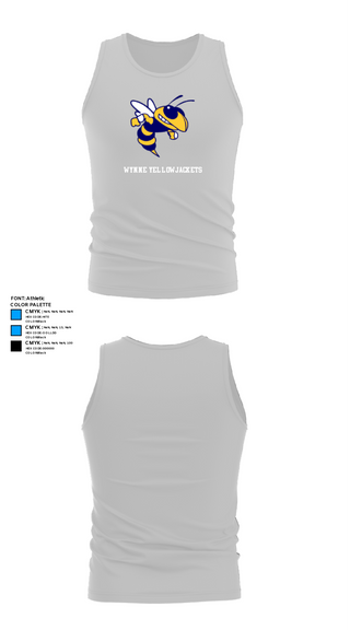 Tank Top, Wynne Yellowjackets, Men's Basketball, Teamtime, Team time, sublimation, custom sports apparel, team uniforms, spirit wear, spiritwear, sports uniforms, custom shirts, team store, custom team store, fundraiser sports, apparel fundraiser