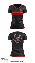 South Mecklenburg High School Golf 87144486 Women's Short Sleeve V-neck Shirt - 1